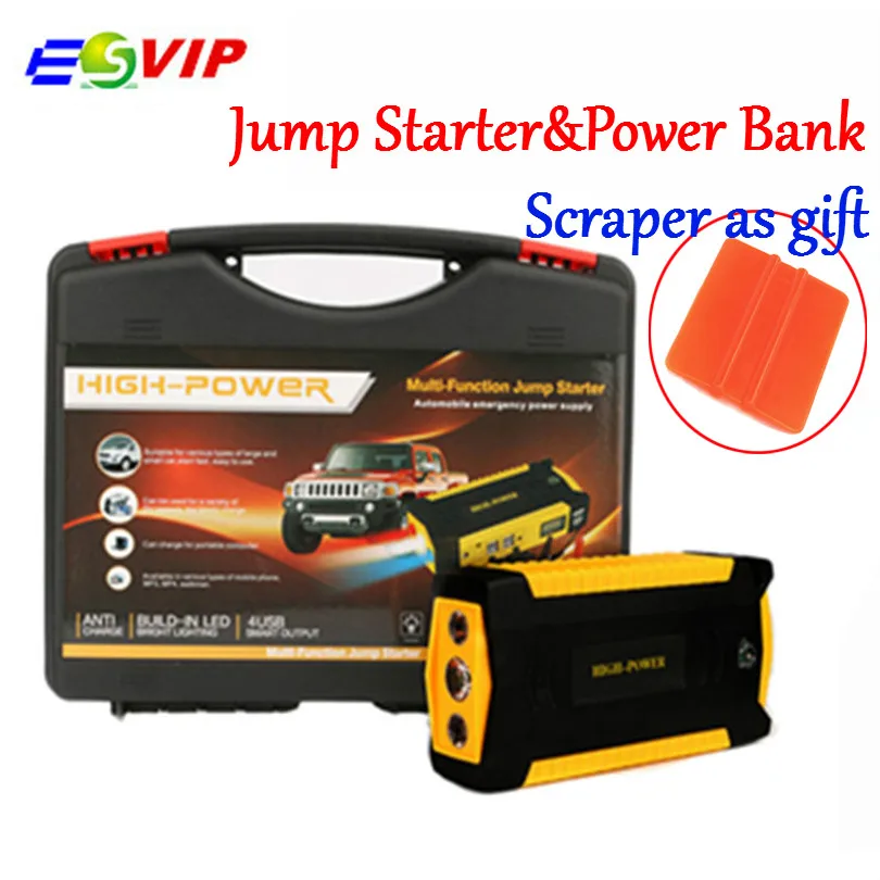 12V Portable Car Jump Starter Pack Booster LED Charger Battery Power Bank Portable Emergency Starting Power Supply