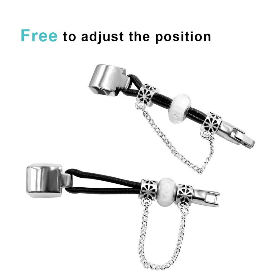  For Fitbit Alta HR Bands Leather Cord Wristband Bracelet Replacement Watch Band Strap for Fitbit Al - 32904480607