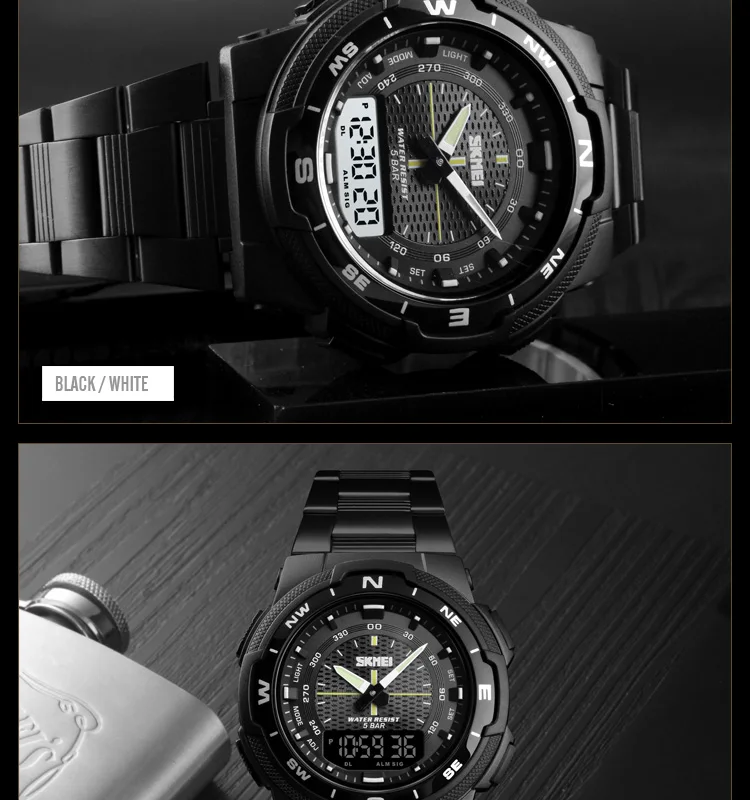 SKMEI часы мужские модные спортивные кварцевые часы мужские s часы лучший бренд класса люкс полностью стальные бизнес водонепроницаемые часы Relogio Masculino