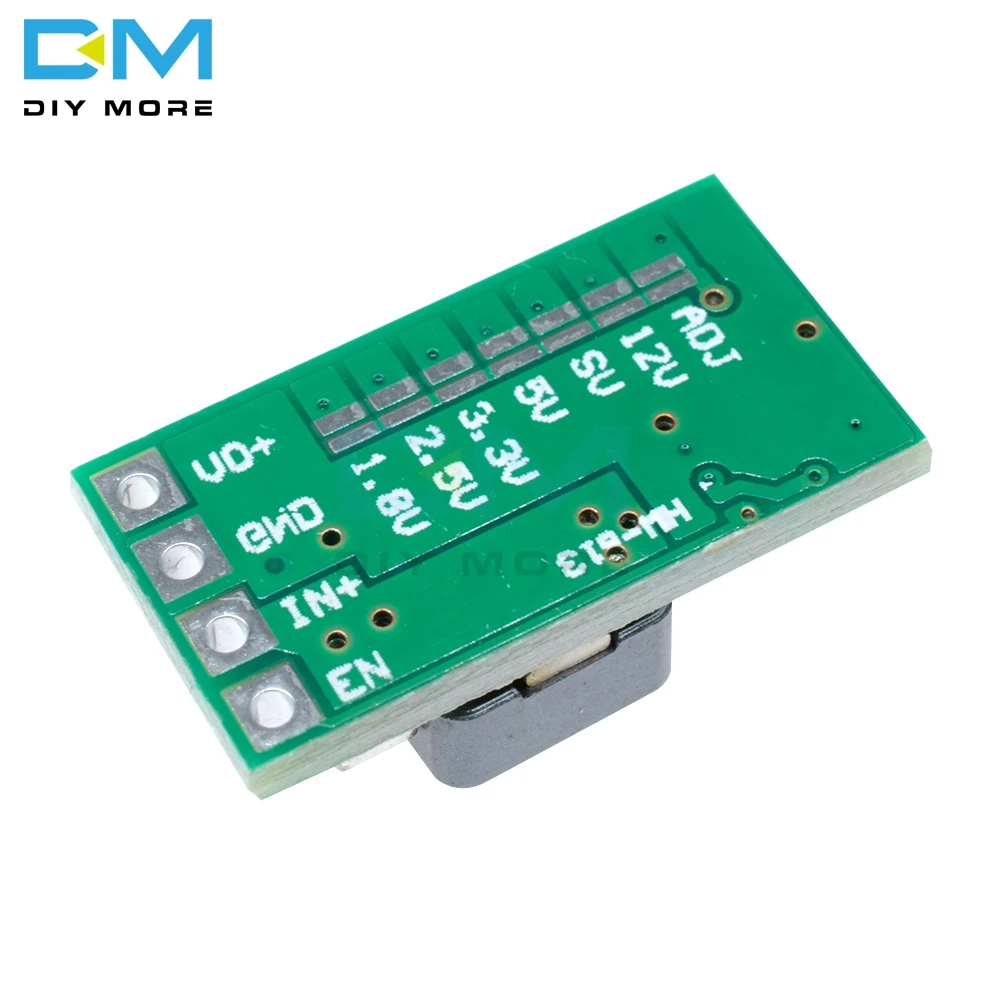 Мини-DC-DC 12-24 В до 5 В 3 А Макс понижающий модуль питания преобразователь напряжения Регулируемый 1,8 в 2,5 в 3,3 В 5 в 9 в 12 В припой