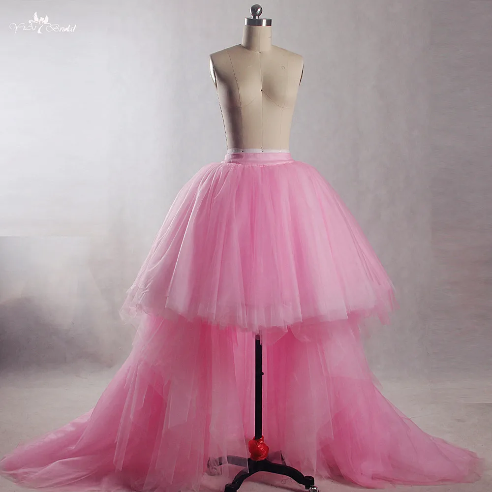 RSK5 реальные фотографии Yiaibridal отдельная юбка спереди короткая длинная сзади
