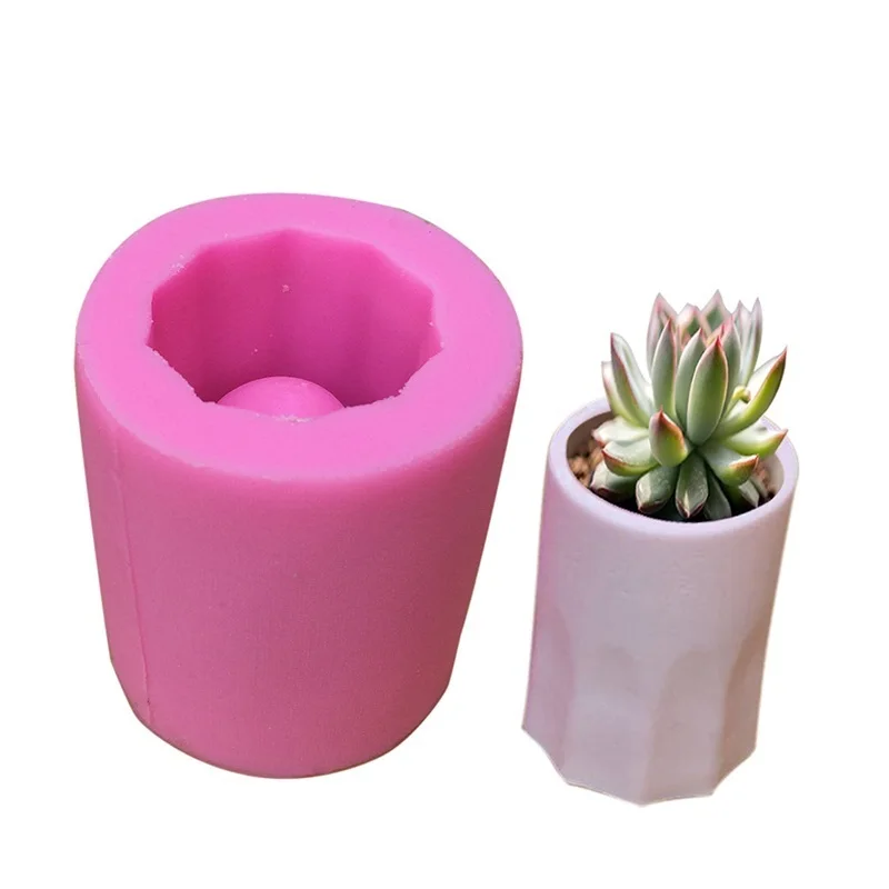 Buy Mini Vase Mould Stereo DIY Concrete Silicone Mold