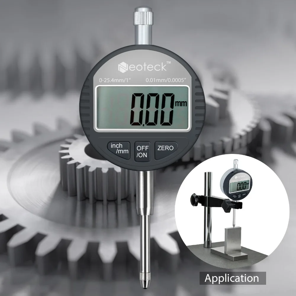 Neoteck 0 01/.0005 ''точный контрольный индикатор циферблата Электронный микрометр