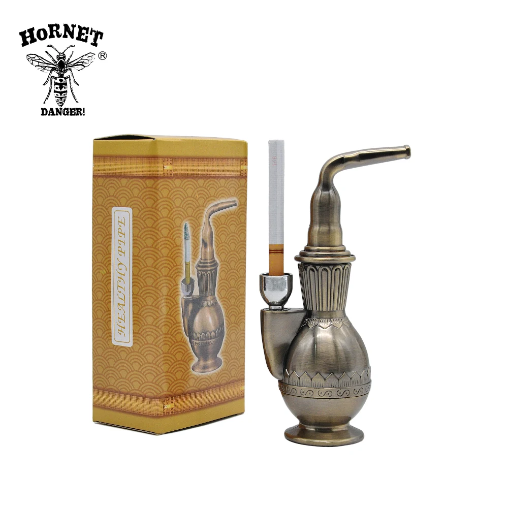 MINI Plastic Copper Jamaica Narguile Smoking Water Pipe Color Random