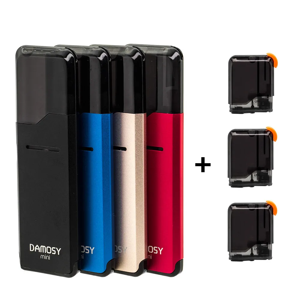Atouch Damosy мини комплект pod vape с 2 мл картриджи 400 мАч батарея Встроенный VS Suorin air eCigs