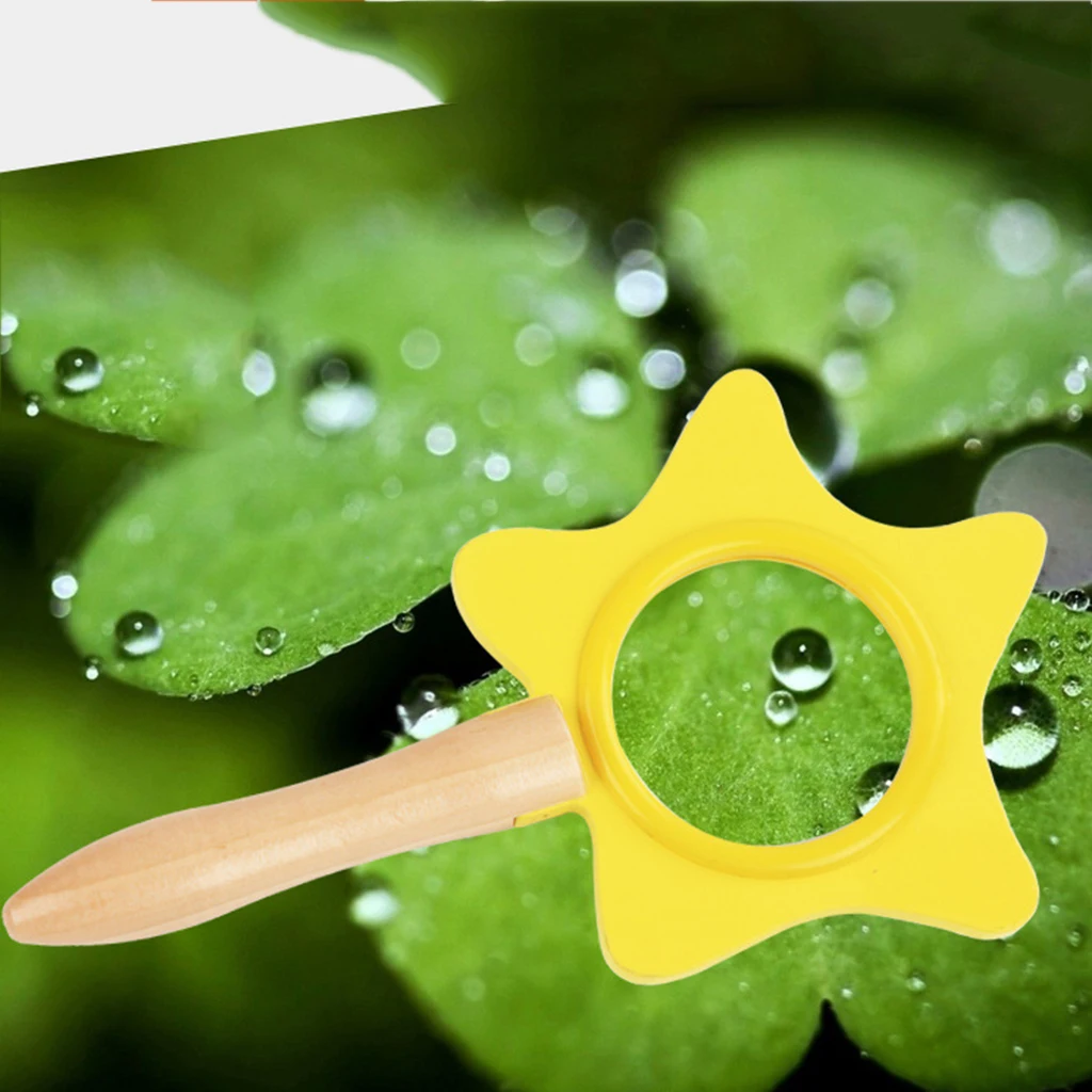 Magnifying Glass Science Nature Educational Toys for Kids Boy Girl w/ Handle