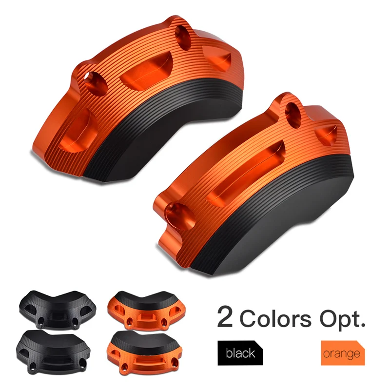 

H2CNC Motorcycles Engine Slider Guard Covers Crash Protector Billet Cases Kit For KTM 790 Duke 790Duke 2018-2019 Dirt Bikes