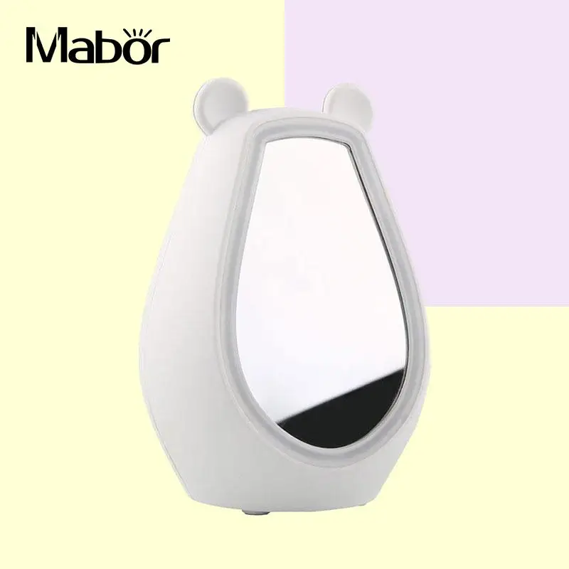 

Mirror LED Alarm Clock Bluetooth Stereo Speaker Fill Light Night Light