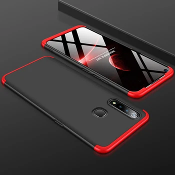 Перейти на Алиэкспресс и купить ДЛЯ VIVO Z5X чехол жесткий 3 в 1 матовый Защитный Гибридный чехол для vivo z5x Z5 X vivoz5x 360 Полный чехол для телефона