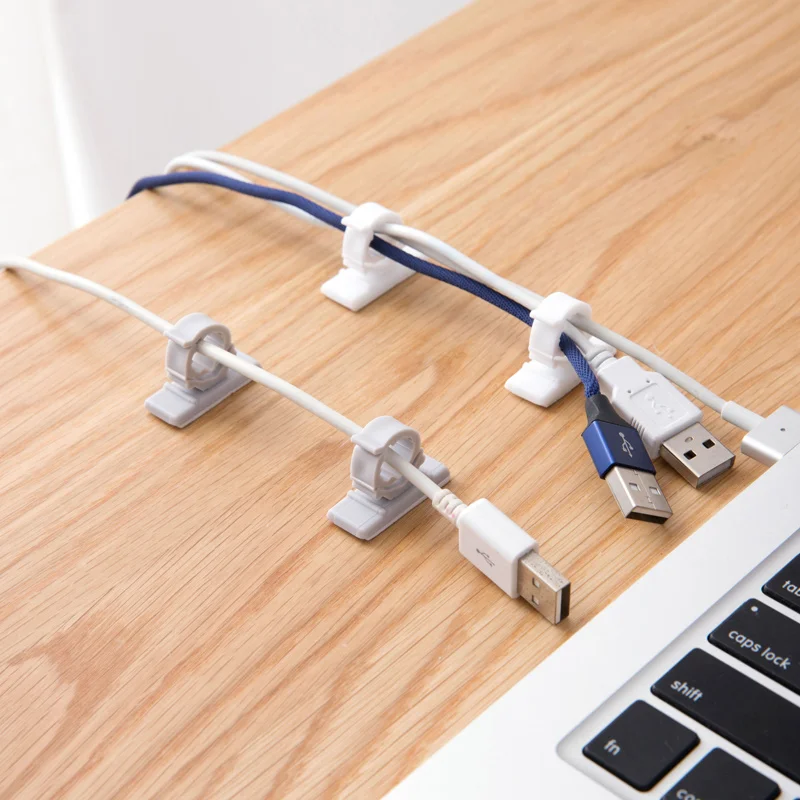 4pcs Cable Clips Holders for Organizing Cable Cords Home and Office