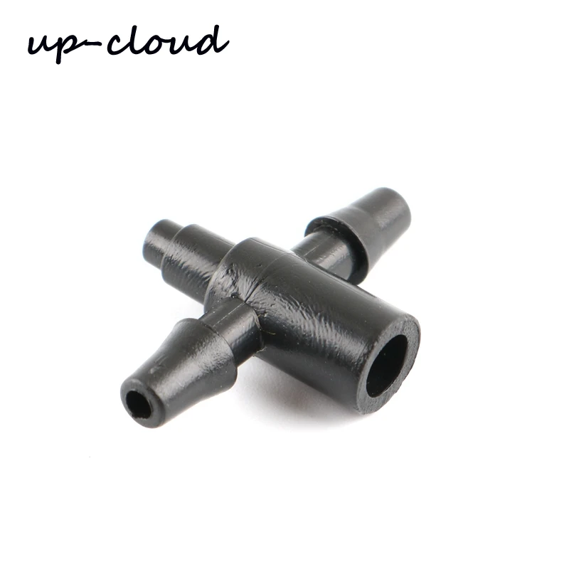 

50pcs UP-CLOUD 1/8" Barbed Shunt 3/5mm Garden Hose Connector Micro Irrigation System Watering Tube Joint Sprinkler Adapter