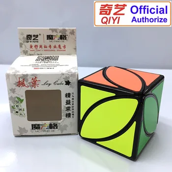 

QIYI Brand Maple Leaf Cube Shaped Puzzle Toy Magic Cube Profession Sticker Magic Cube MF904