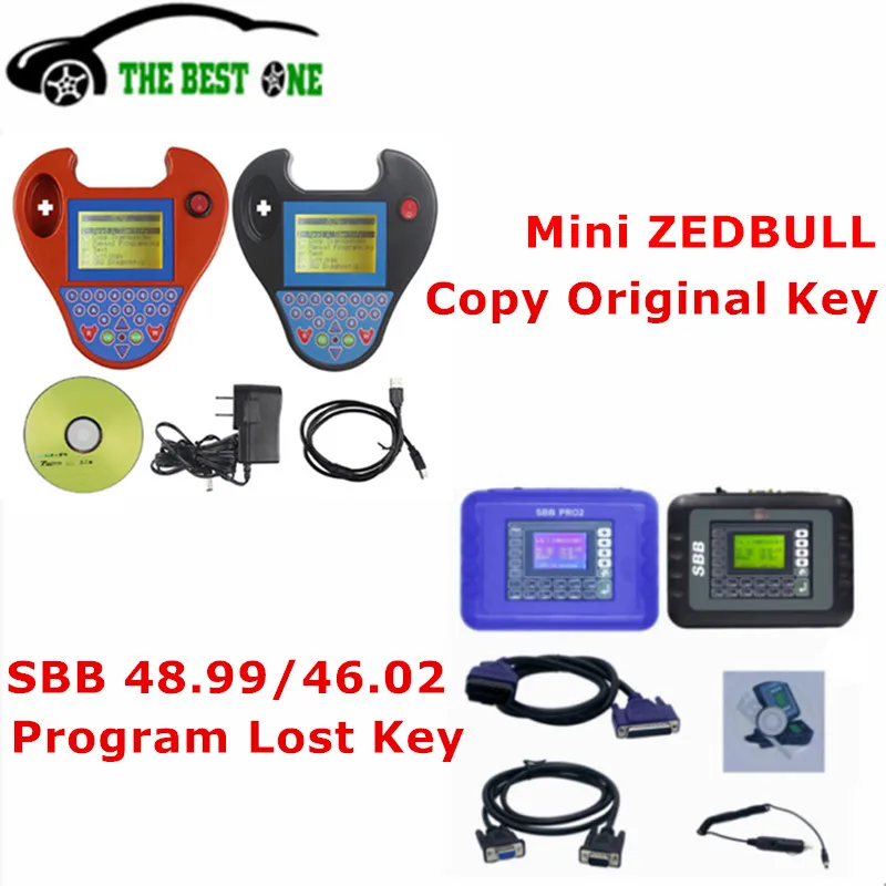Программатор ключей ZEDBULL SBB V48.99/V46.02 Смарт мини чип транспондера программатор PRO2