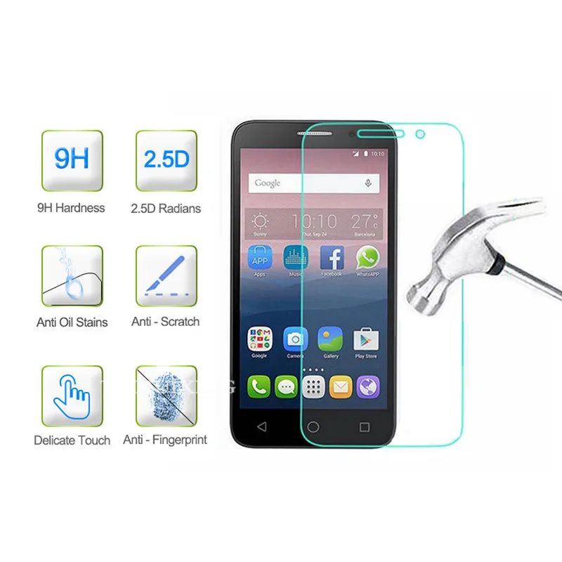 9H закаленное стекло для Alcatel One Touch Pop 3 5 &quotдюймов 5025D Защита экрана 5&quot дюймов |