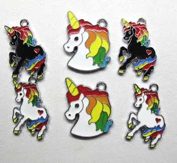 

Wholesale NEW MIX 200 Pcs Classic Cartoon Unicorn Metal Charm Pendants Jewelry Making Gift W-A2