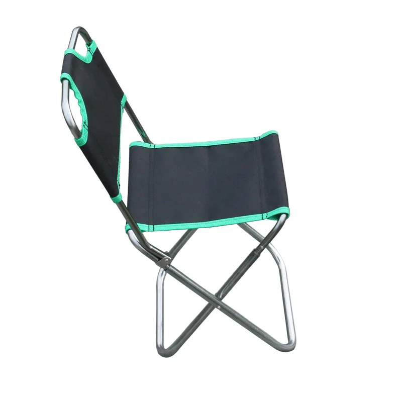 DEUKIO Fishing Chairs Aluminum Foldable Easy to Carry Comfortable 400g Black Green Stool Fishing