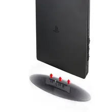Универсальный 2 в 1 прозрачный вертикальная подставка крепление для Sony PS4 Slim/Pro консоль