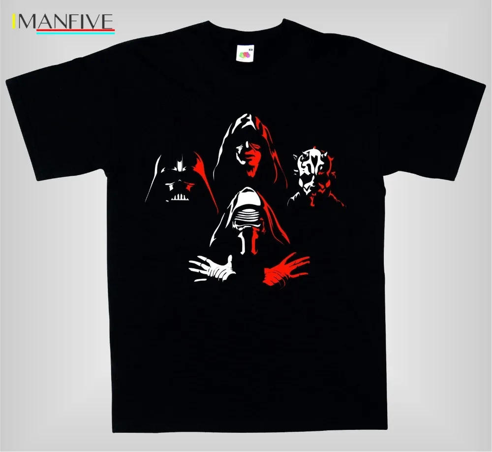 

2019 Summer Style 100% cotton SITH LORDS STAR WARS INSPIRED AWESOME FUNNY MENS TSHIRT BLACK Tee shirt