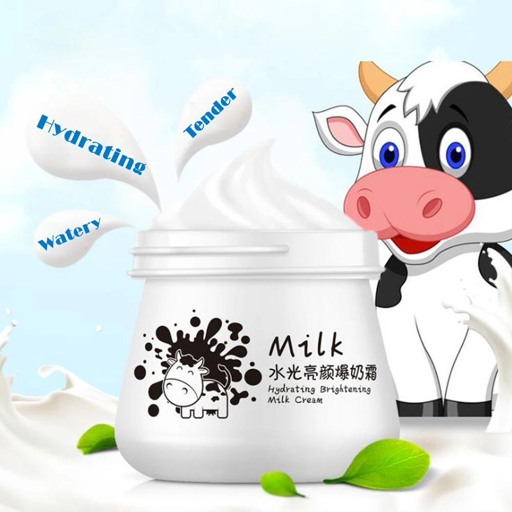 

whitening face cream,milk moisturizing nourishing anti aging removing wrinkles smooth tender skin face care pigment skin coarse