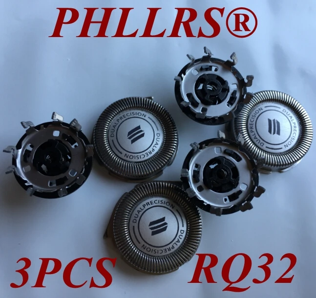 3 шт. сменные головки для бритвы Philips Norelco RQ11 YS527 YS534 y536 YQ300 YQ306 YQ308 YQ318 RQ1150 RQ1160|replacement