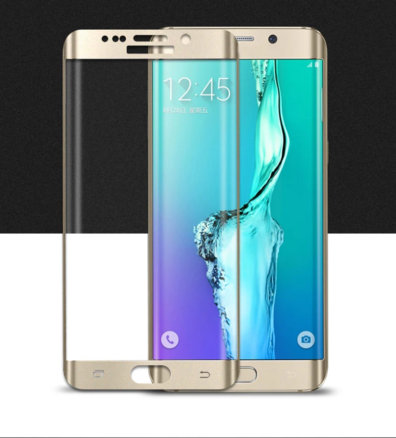 OTAO 3D Gebogene Oberfläche Voller Display-schutzfolien Gehärtetem Glas Film für Samsung Galaxy S6