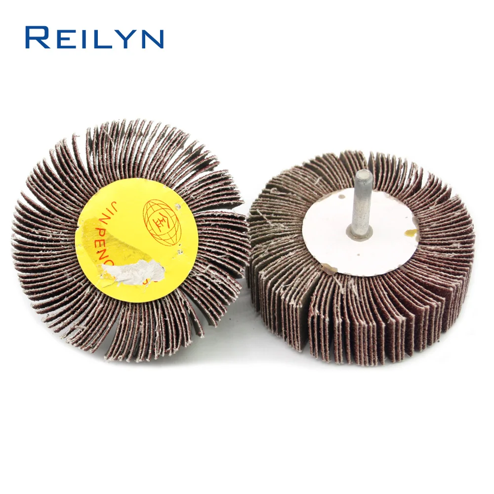 4-inch Flap Wheels Grinding Sanding Abrasive Papers 60 Grits 10 Pcs 