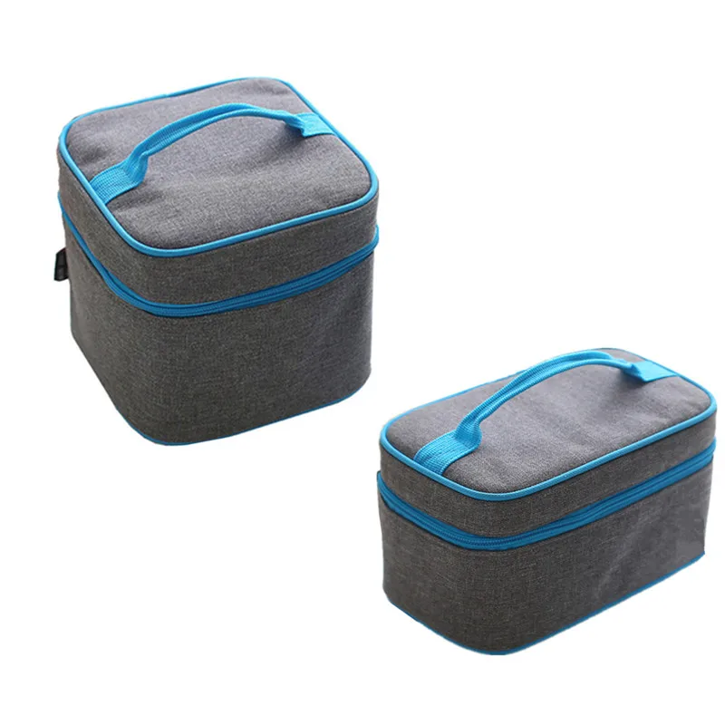 

Gray Lunch Thermal Insulated Bags Family Travel Picnic BBQ Box Drink Beer Ice Cooler Pack Case Accessories Supplies Products