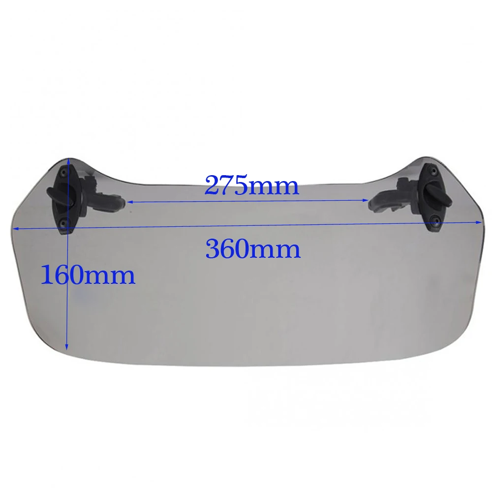 

Clip On Windshield Extension Spoiler Wind Deflector Accessories For Motorbike
