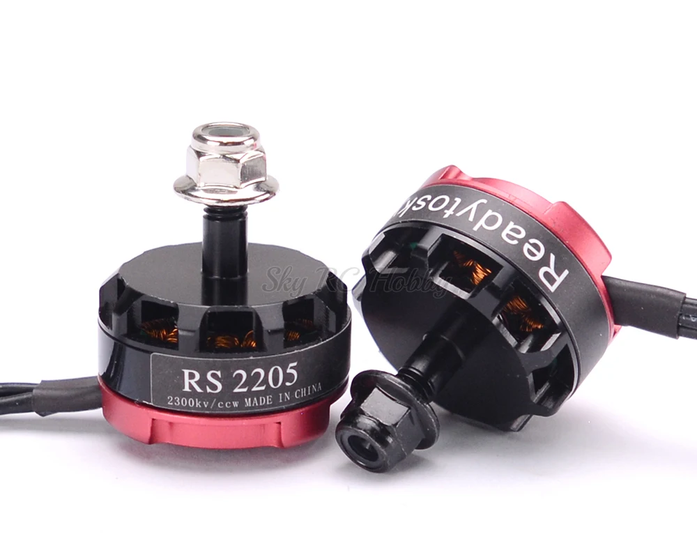 4 шт./лот RS2205 2300kv бесщеточный двигатель RS 2205 для FPV RC Racing Drone Quad QAV R Martian II 220 мм X 214