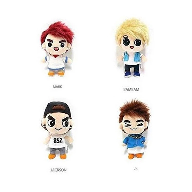 In Hard-Working Kpop Got7 Acrylic Stand Plates Cartoon Bambam Youngjae Mark Jackson Jb Jin Young Yu Gyeom Mini Figure Fans Gift Collection Fashionable Style;