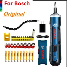 Новинка, набор из 46 предметов, беспроводная отвертка для Bosch Go 3,6 V, оригинальная Мини литиевая батарея, высокое качество, продукт 1,1