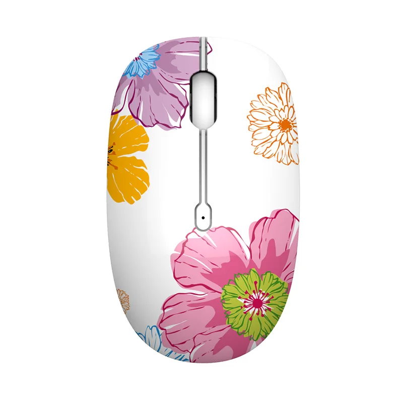 Tanie 2.4G USB bezprzewodowa cicha mysz 1600DPI śliczna różowa mysz do gier dla Macbook Lenovo ASUS DELL laptop hp myszki komputerowe dziewczyny kobiety strona główna