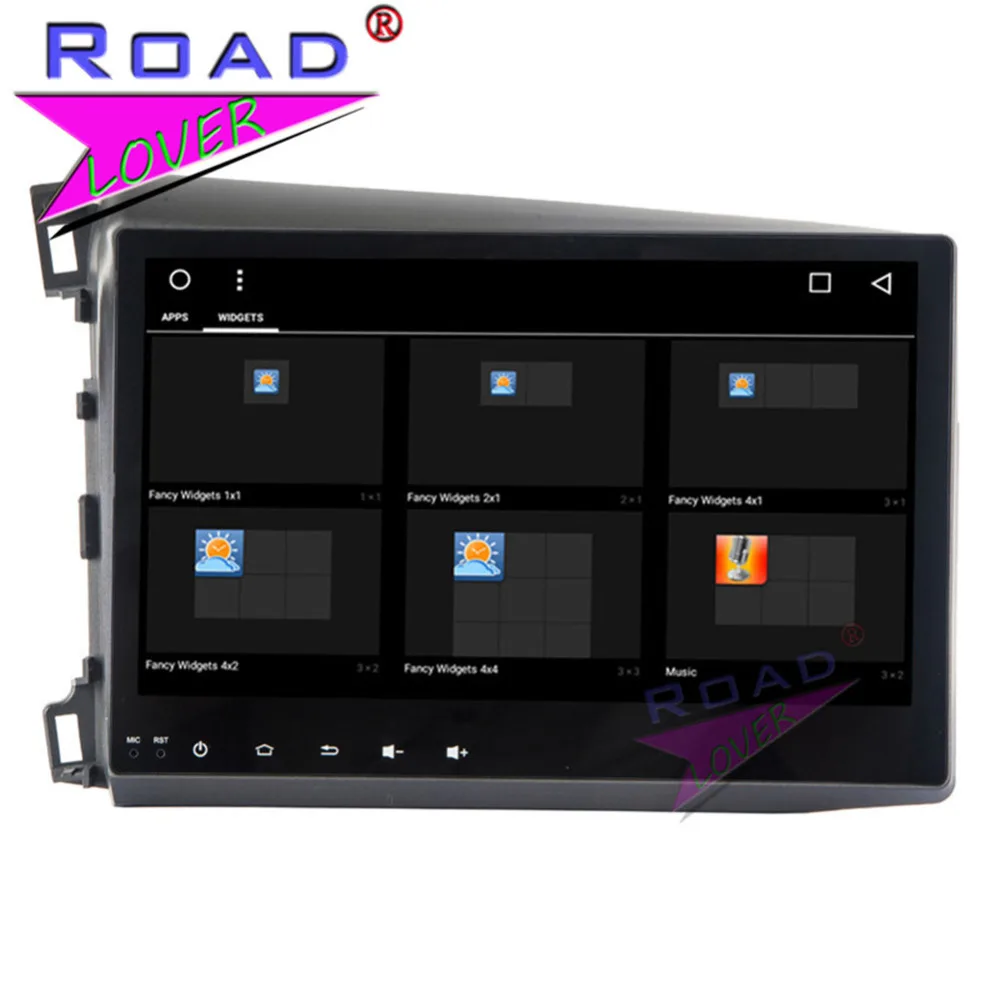 Perfect Roadlover Android 8.1 Car Multimedia Radio Player For Honda Civic 2012 2013 2014 Stereo GPS Navigation Automagnitol 2 Din NO DVD 2