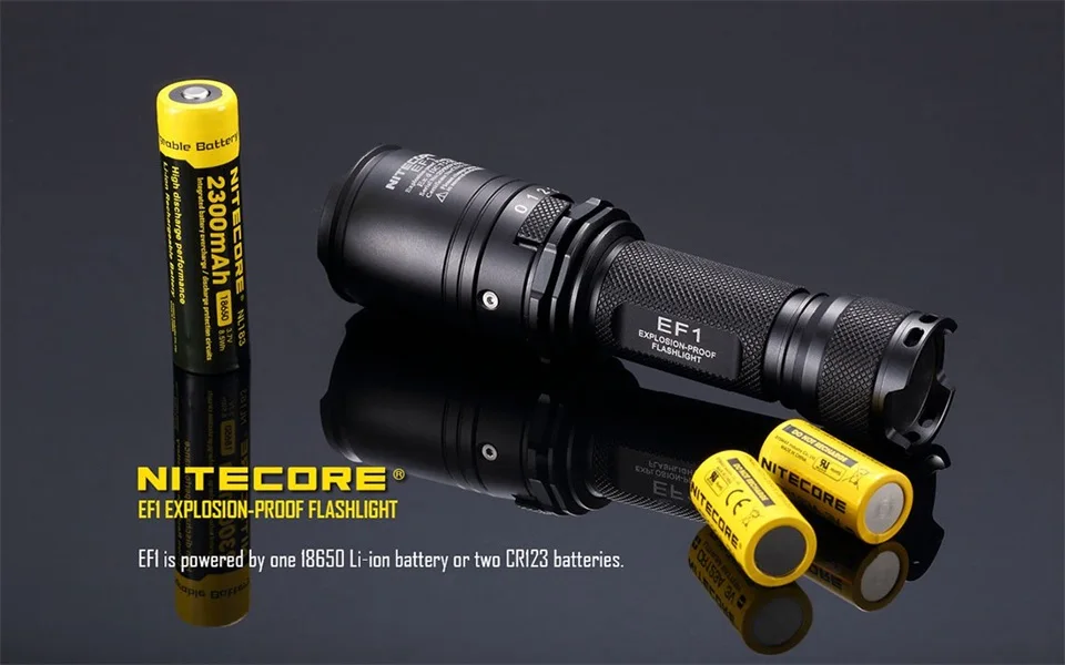 2016 Новинка Nitecore ef1 830 люмен взрывозащищенный светодиодный тактический фонарь Бесплатная доставка