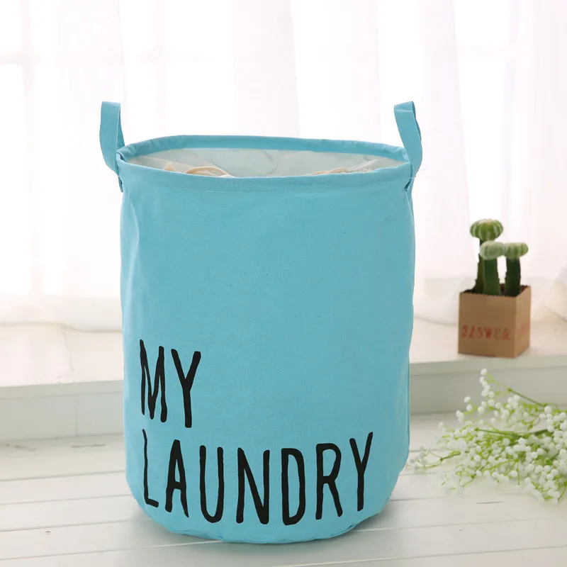 New Color Storage Bucket For Home Storage Bag Fabric Hamper Basket Debris Storage Laundry Storage Basket