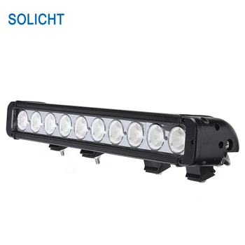 

SOLICHT 17'' 100W LED Single Row Lamp Niva 4x4 Headlights ATV Fog Bar Off-road Accessories Searchlight Vehicle Spotlight 12V Car