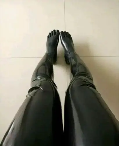 

Latex Leggings With toes socks customized