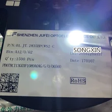 120 шт./лот Jufei 1 Вт 2835 6 в SMD светодиодный 3528 106LM холодный белый для ТВ/ЖК-подсветки применение