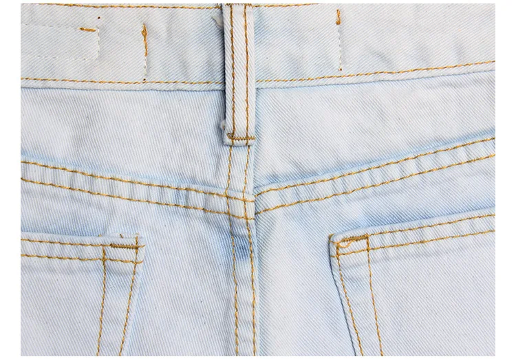 2019 летние шорты для женщин для растягивается Тонкий обжимной середины талии широкие брюки Короткие хлопковые потертые джинсы из денима