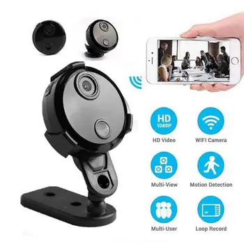 

Mini Camera HD 1080P Wifi IP Network Camcorder Sensor Infrared Night Vision Motion Support TF card Recording Video Camera
