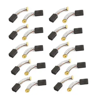 

20x Electric Drill Motor Carbon Brushes 12x8x5mm Black+gold