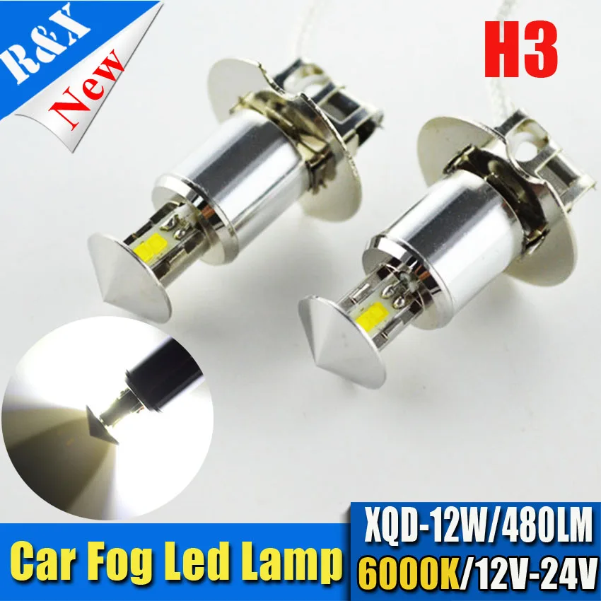 

2x Hi-Power Constant Current LED XQD H3 Car LED Light Fog Day Lamp Bulb Headlight 12V-24V T10 T15 H1 BA9S BAX9S BAY9S available