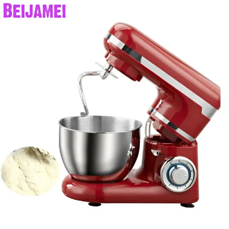 Beijamei Electric Food Mixers Table Stand Cake Dough Mixing 4L Egg Beater Blender Whipping Cream Machine 6 Speed | Бытовая техника