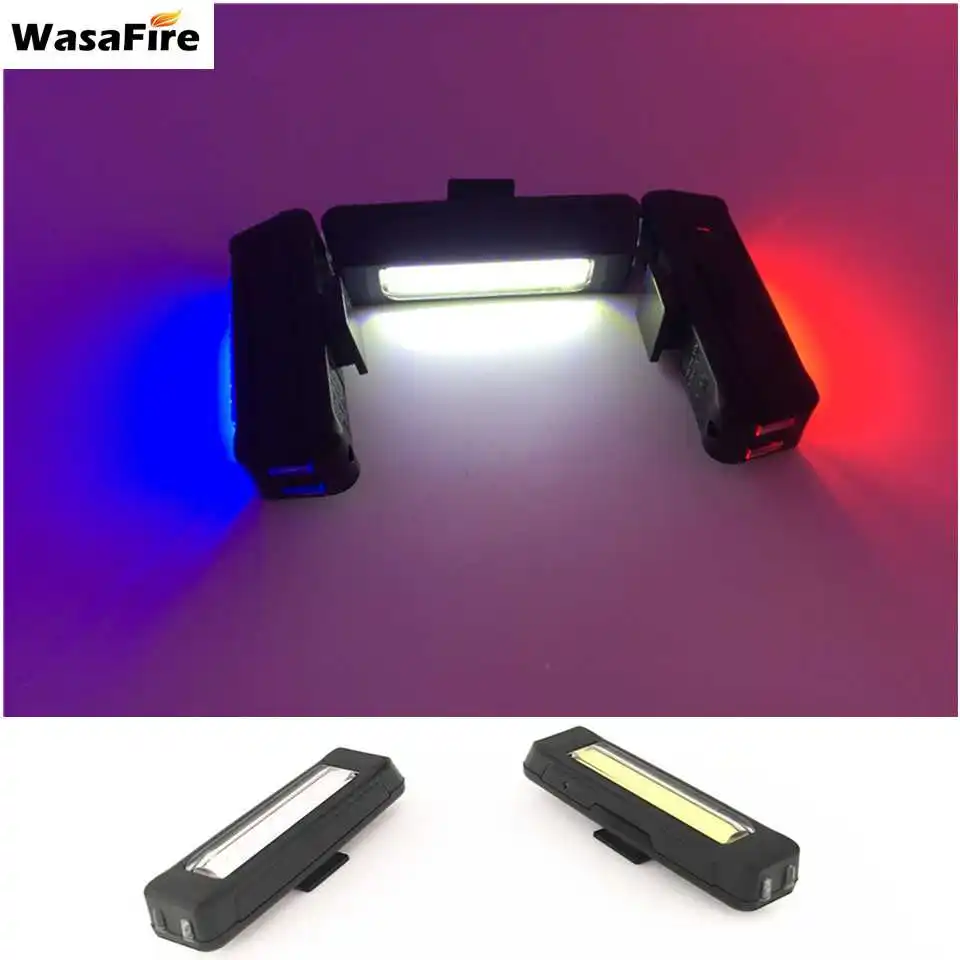 WasaFire Водонепроницаемый комета USB Перезаряжаемые велосипедный головной