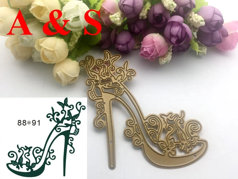  Q33 METAL CUTTING DIES High Heeled Shoes Scrapbook card invitation paper craft party decor embossin - 32830175996