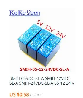 10 шт. SMIH-05VDC-SL-C SMIH-12VDC-SL-C SMIH-24VDC-SL-C 05 12 24 В реле 16A 250 В 8pin группа нормально открытый и