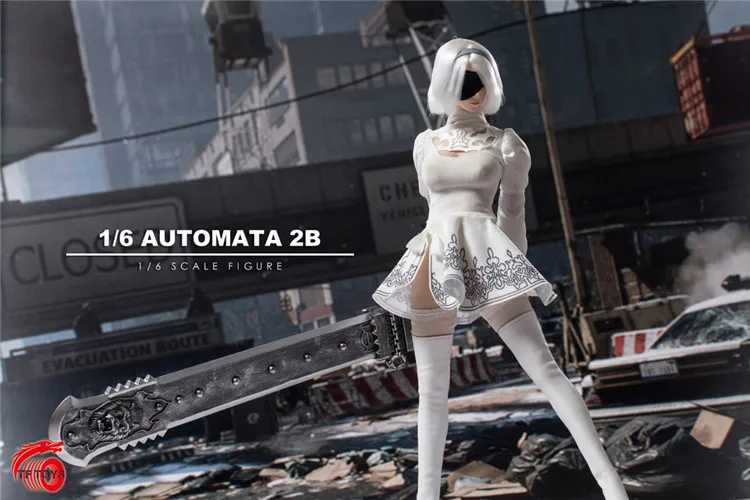 1/6 весы женской фигуры НИР автоматов 2B YoRHa № 2 Тип B с phicen тела 1" фигурку Кукла коллекционная модель игрушки A0036