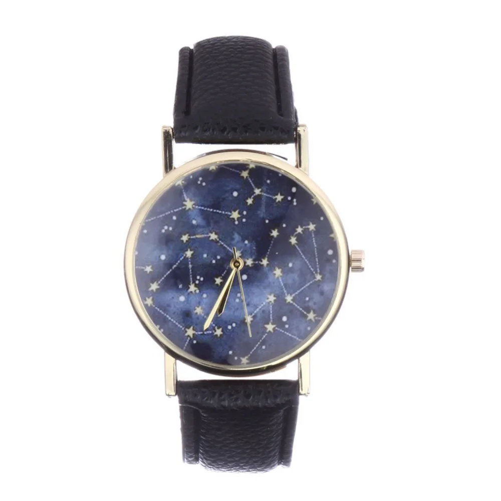 

Night Star Watch Women Fashion Casual Wristwatch PU Leather Quartz Ladies Watches reloj mujer montre femme saat horloges vrouwen
