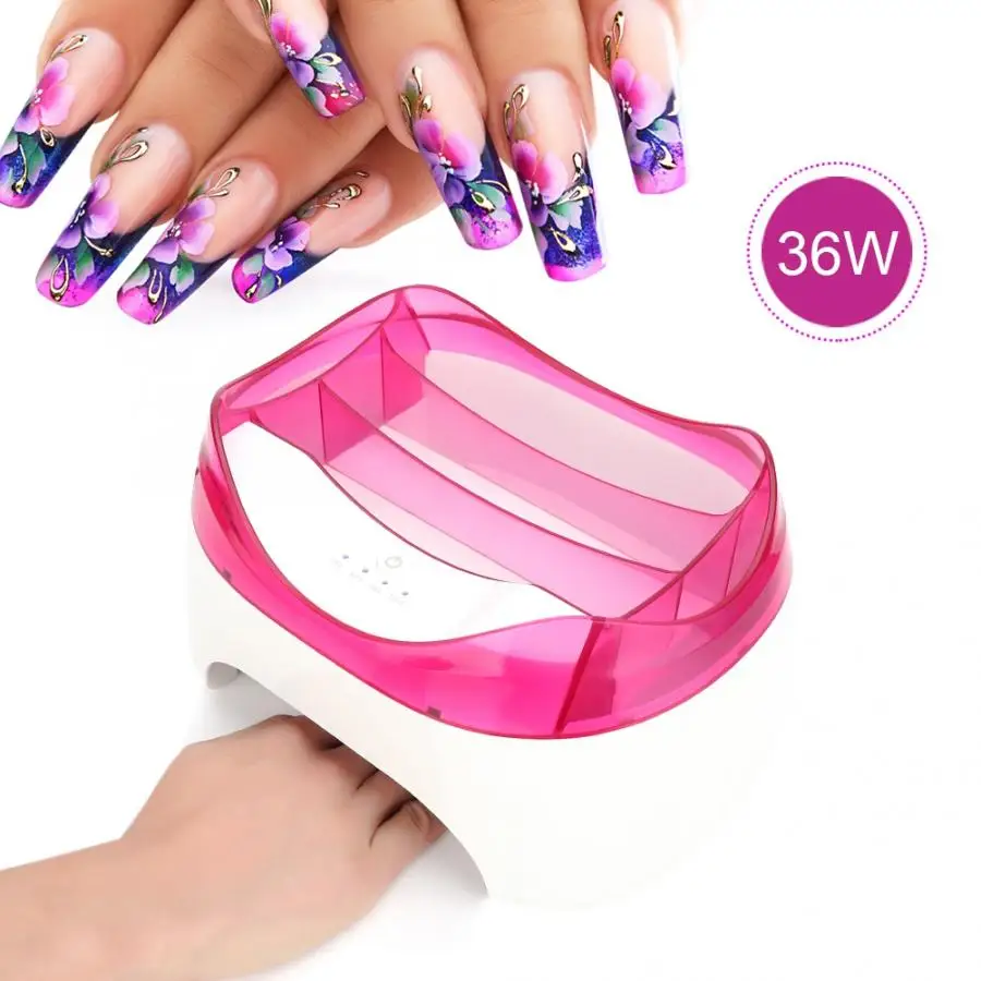 УФ светодиодный светильник Сушилка для ногтей для маникюра 36 Вт Многофункциональный УФ светодиодный светильник для ногтей Сушилка для ногтей Клей сушка с функцией хранения ногтей инструменты