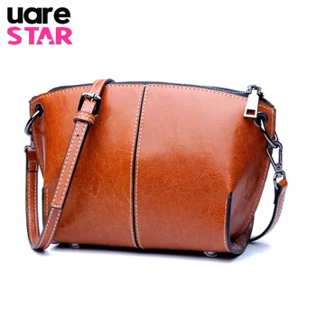 

Genuine Leather Women's Shoulder Bags Women's Shell Crossbody Bag Famous Brand Designer Ladies Shoulder Messenger Bags